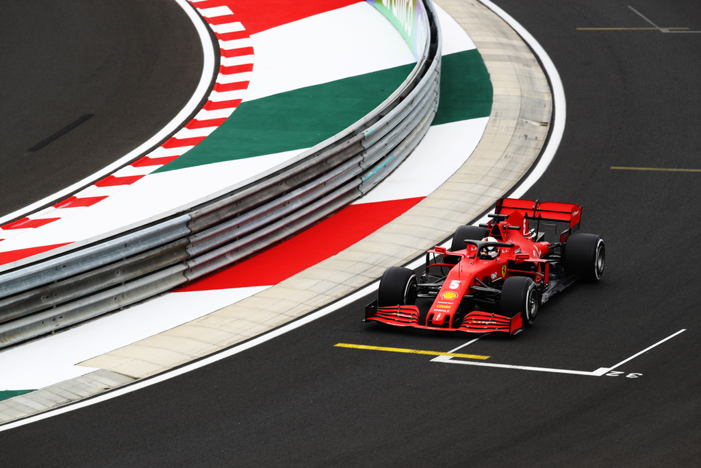 Forma-1, Sebastian Vettel, Ferrari, Magyar Nagydíj 2020, péntek 
