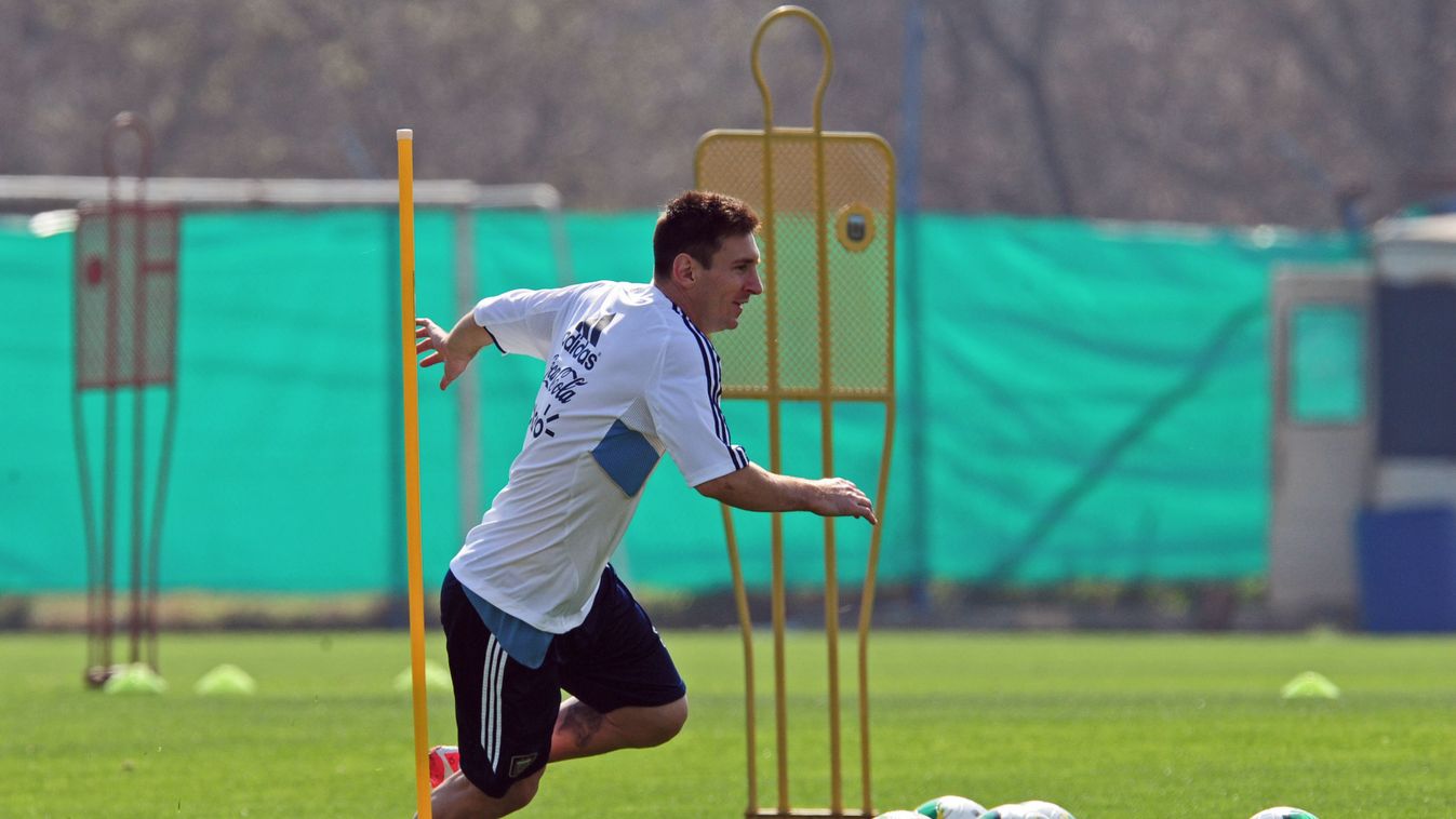 Lionel Messi, edzés közben