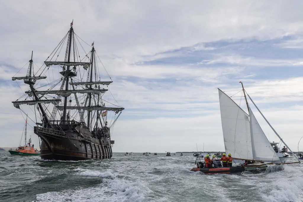 Galeón Andalucía, hajó, 16-17. század, galleon, replika, 