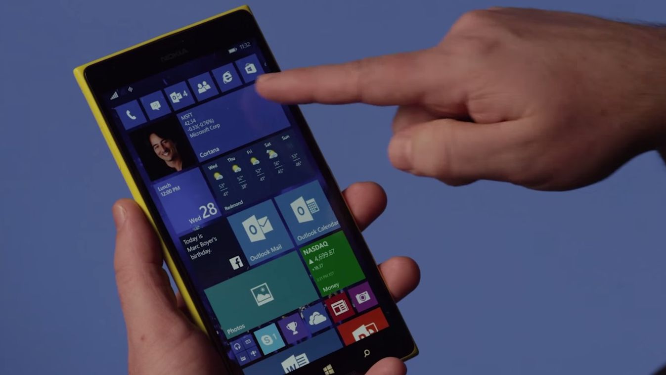 A Windows 10 új mobilos felülete 