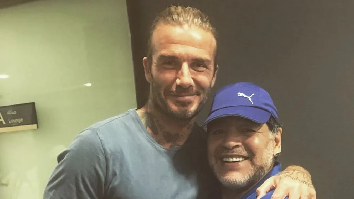 Beckham, Maradona 