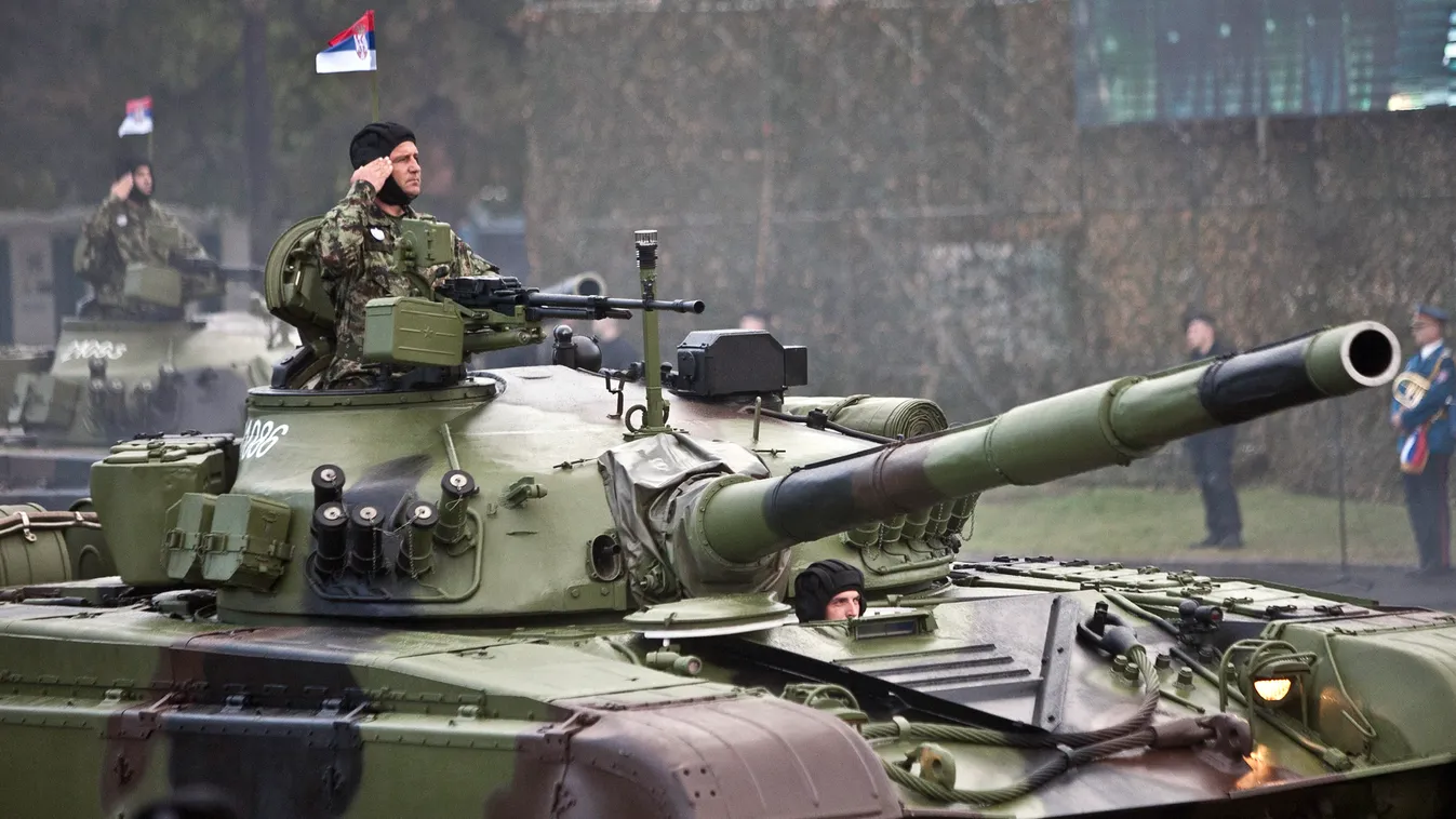 Katonai Parádé Belgrád 2014.10.16.
Fotó: Dudás Szabolcs
Vladimir Putyin Belgrádban 