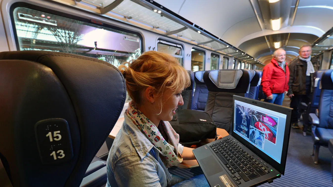 Telefonos, mobilnetes, WiFi-s tapasztalatok utazás közben Európában. Teljes erővel működő, de Magyarország területéről elérhetetlen vezeték nélküli internetszolgáltatás a vonaton, illusztráció 