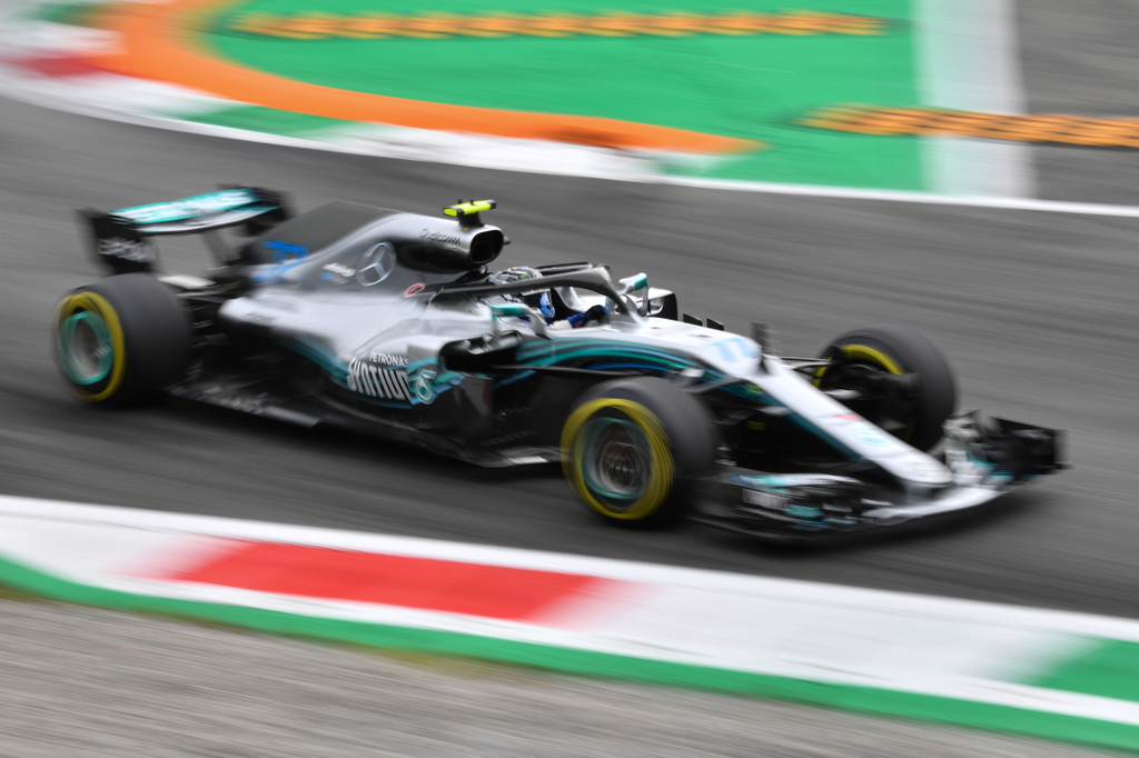 A Forma-1-es Olasz Nagydíj pénteki napja, Valtteri Bottas, Mercedes-AMG Petronas 