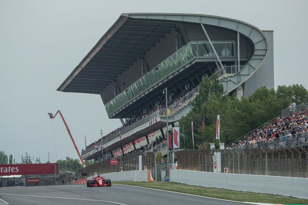 A Forma-1-es Spanyol Nagydíj szombati napja, Sebastian Vettel, Scuderia Ferrari 
