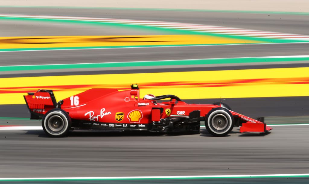 Forma-1, Charles Leclerc, Ferrari, Spanyol Nagydíj, 2020 péntek 