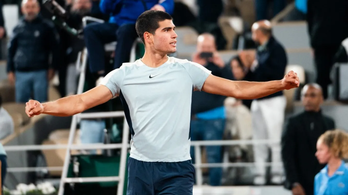 French Open tennis tournament at Roland Garros Carlos Alcaraz,French Open 2022,Roland Garros,Roland Garros 2022 Horizontal 