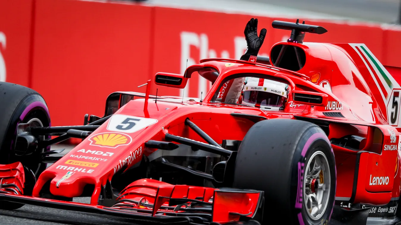 A Forma-1-es Német Nagydíj szombati napja, Sebastian Vettel, Scuderia Ferrari 