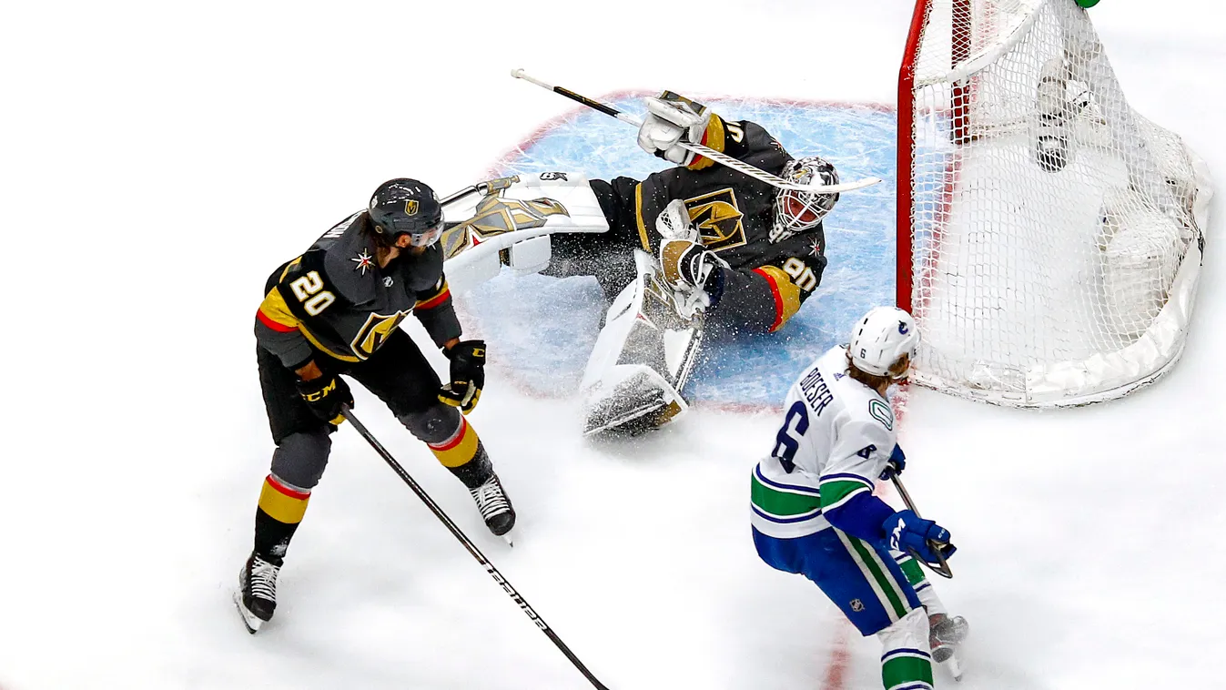 Vancouver Canucks v Vegas Golden Knights - Game Seven SPORT ICE HOCKEY national hockey league, NHL, Robin Lehner 
