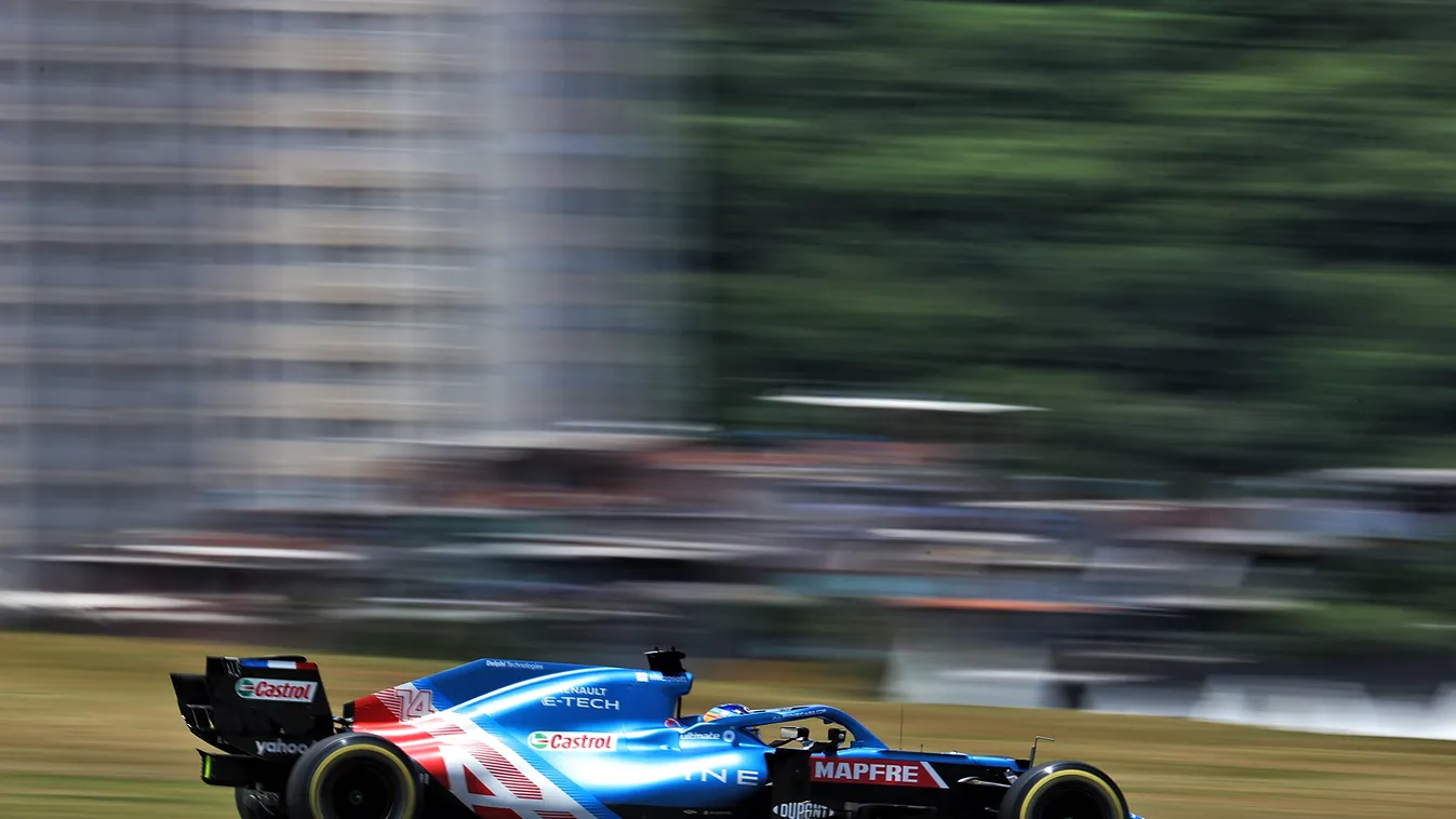 Forma-1, Fernando Alonso, Alpine, Sao Pauló-i Nagydíj 2021, szombat 