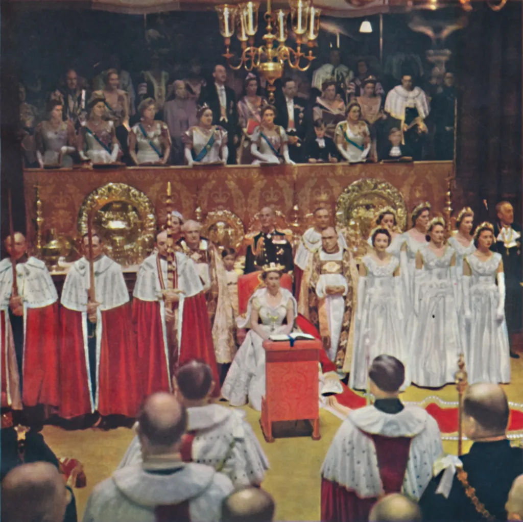 II. Erzsébet, királynő, koronázás, 1953, 