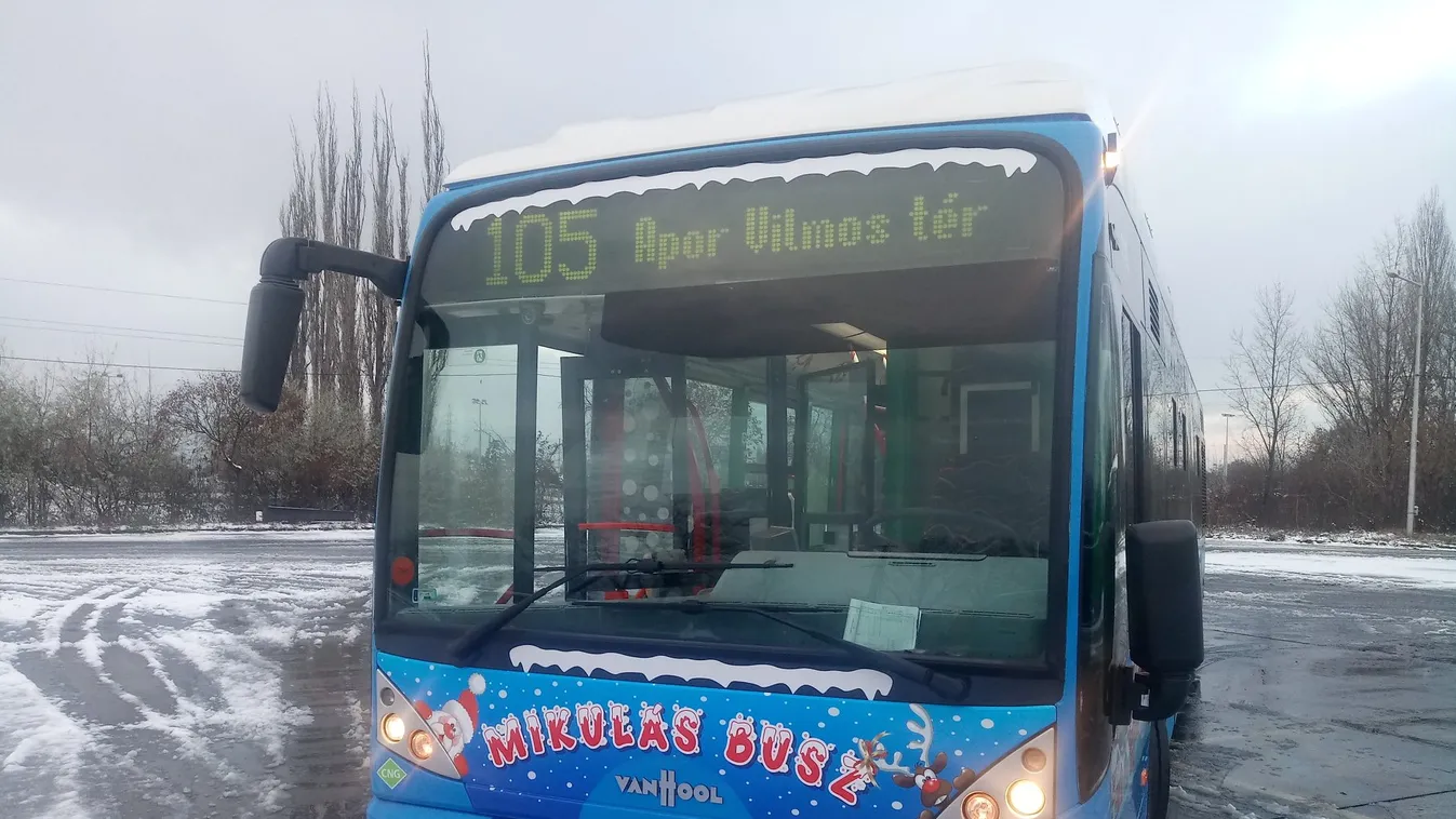Mikulás busz BKV Budapest 