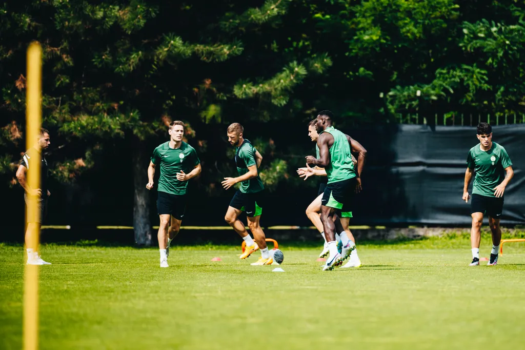 FTC, Fradi, Ferencváros, edzés, Hamrun elleni visszavágó előtt, Ferencváros - Hamrun Spartans, Európa Konferencia-liga, 2023.08.16. 