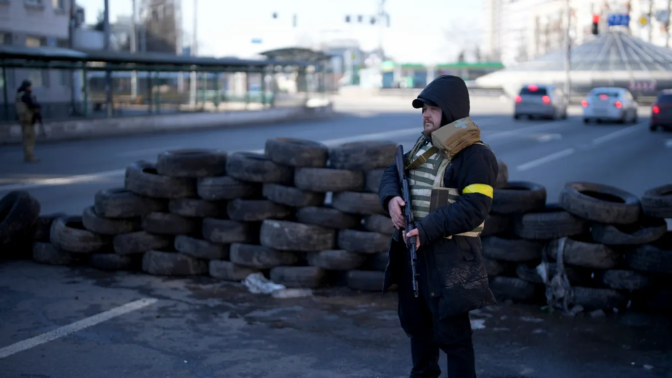 Ukrán válság 2022, ukrán, orosz, háború, Ukrajna, Kijev, polgári védelmi erő 