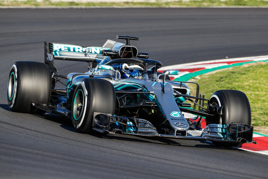 A Forma-1 előszezoni tesztje Barcelonában - 5. nap, Valtteri Bottas, Mercedes-AMG Petronas 