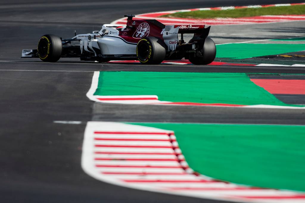 A Forma-1 előszezoni tesztje Barcelonában - 8. nap, Charles Leclerc, Alfa Romeo Sauber 