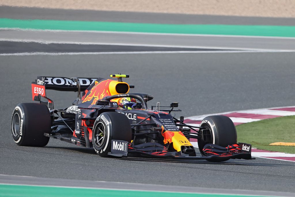 Forma-1, Sergio Pérez, Red Bull, Katari Nagydíj 2021, péntek 