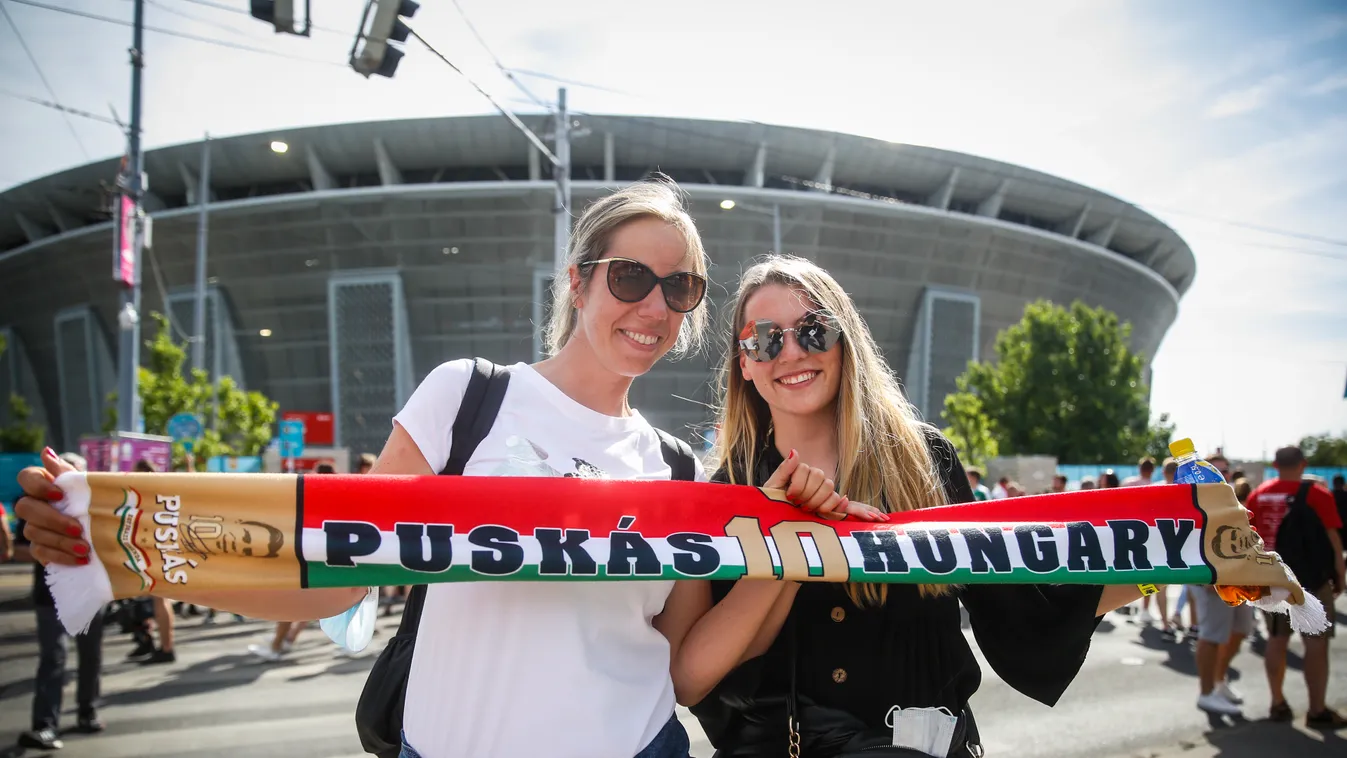 Magyarország - Portugália, Foci EB, labdarúgó Európa-bajnokság, Euro 2020, labdarúgás, csoportkör, F csoport, Puskás Aréna, Budapest, 2021.06.15. beengedés, szurkolók 