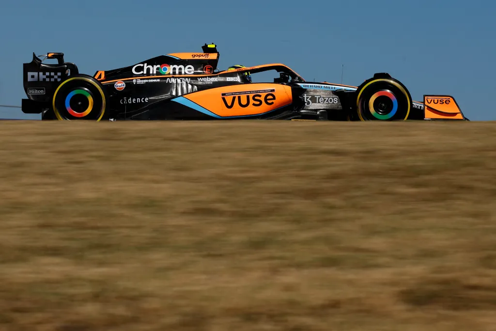 Forma-1, Lando Norris, McLaren, USA Nagydíj 2022, péntek 