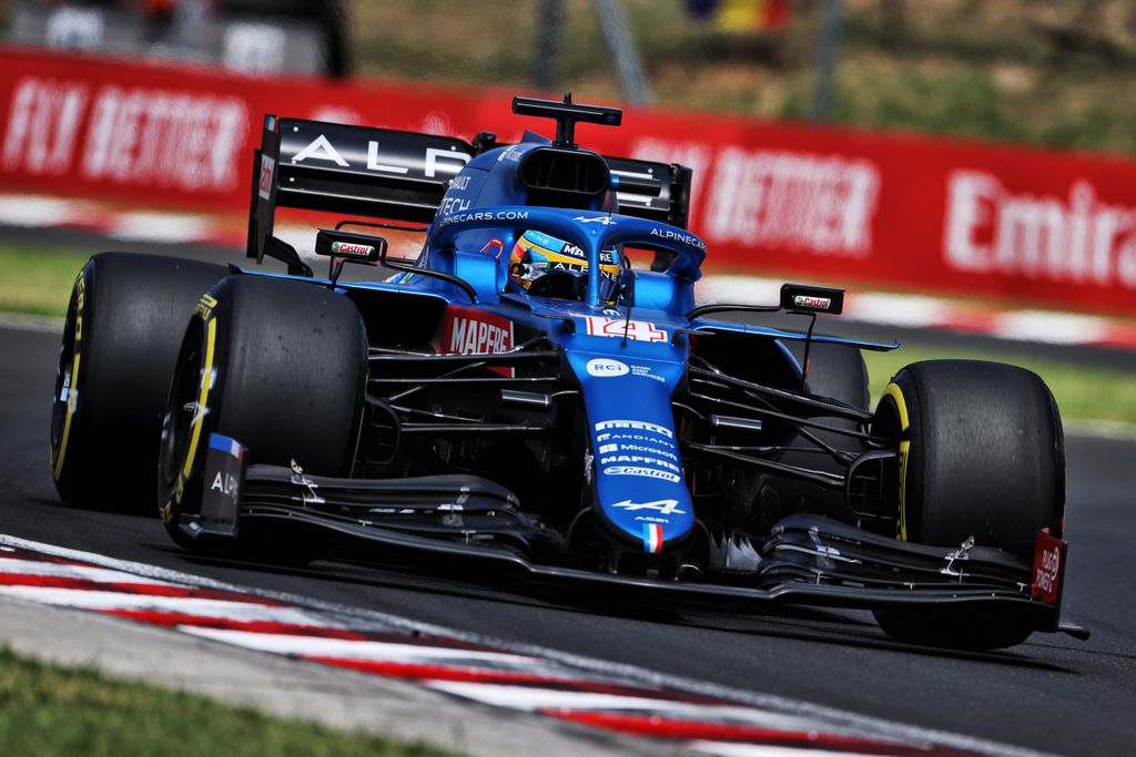 Forma-1, Fernando Alonso, Alpine, Magyar Nagydíj 2021, szombat 