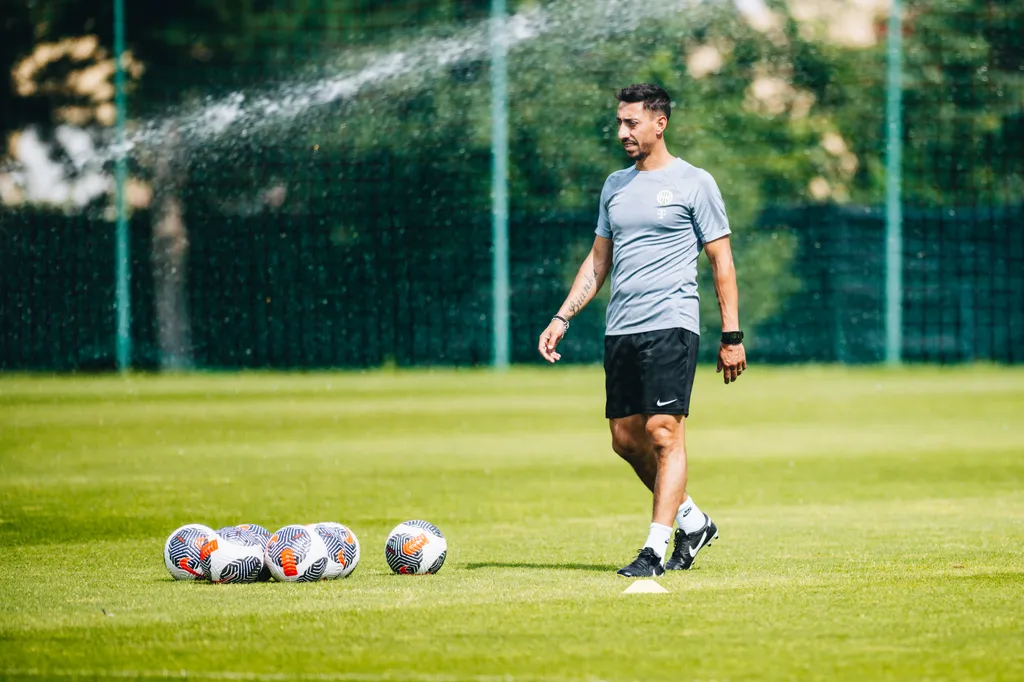 FTC, Fradi, Ferencváros, edzés, Hamrun elleni visszavágó előtt, Ferencváros - Hamrun Spartans, Európa Konferencia-liga, 2023.08.16. 