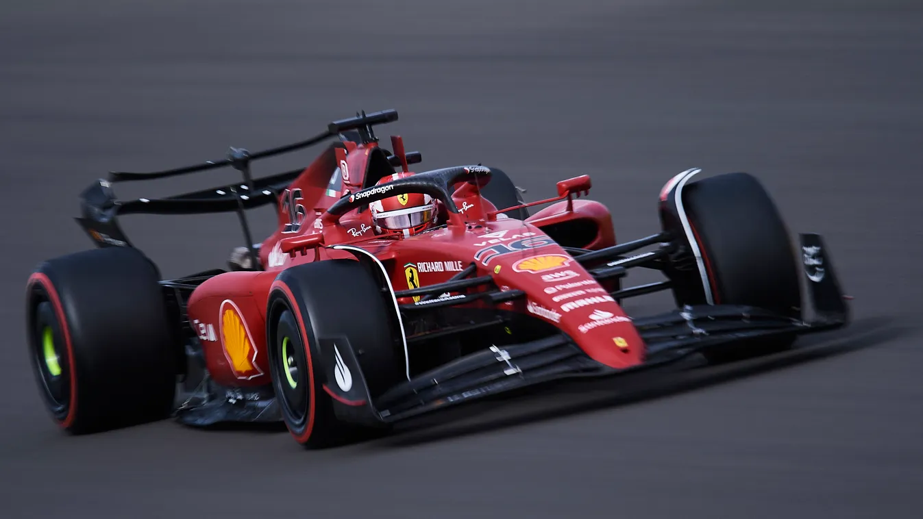 Forma-1, Charles Leclerc, Ferrari, Brit Nagydíj 2022, péntek 