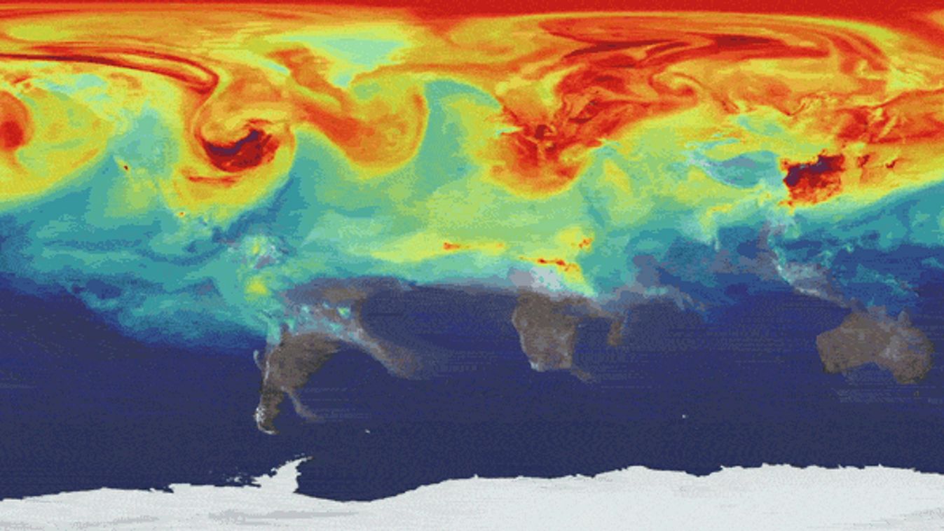 szén-dioxid GIF NASA 