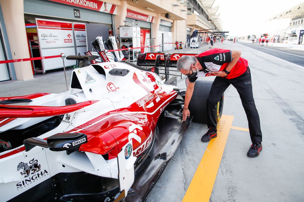 Forma-1, Beat Zehnder, Alfa Romeo Racing, Bahrein teszt 1. nap 
