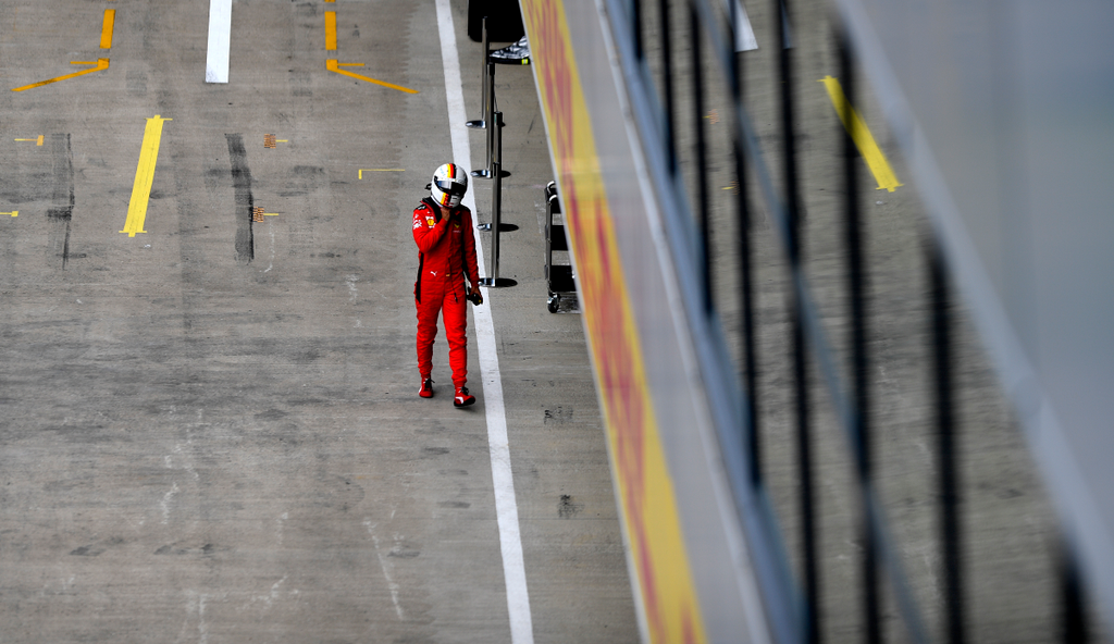 Forma-1, A 70. Évforduló Nagydíja, szombat, Sebastian Vettel, Scuderia Ferrari 