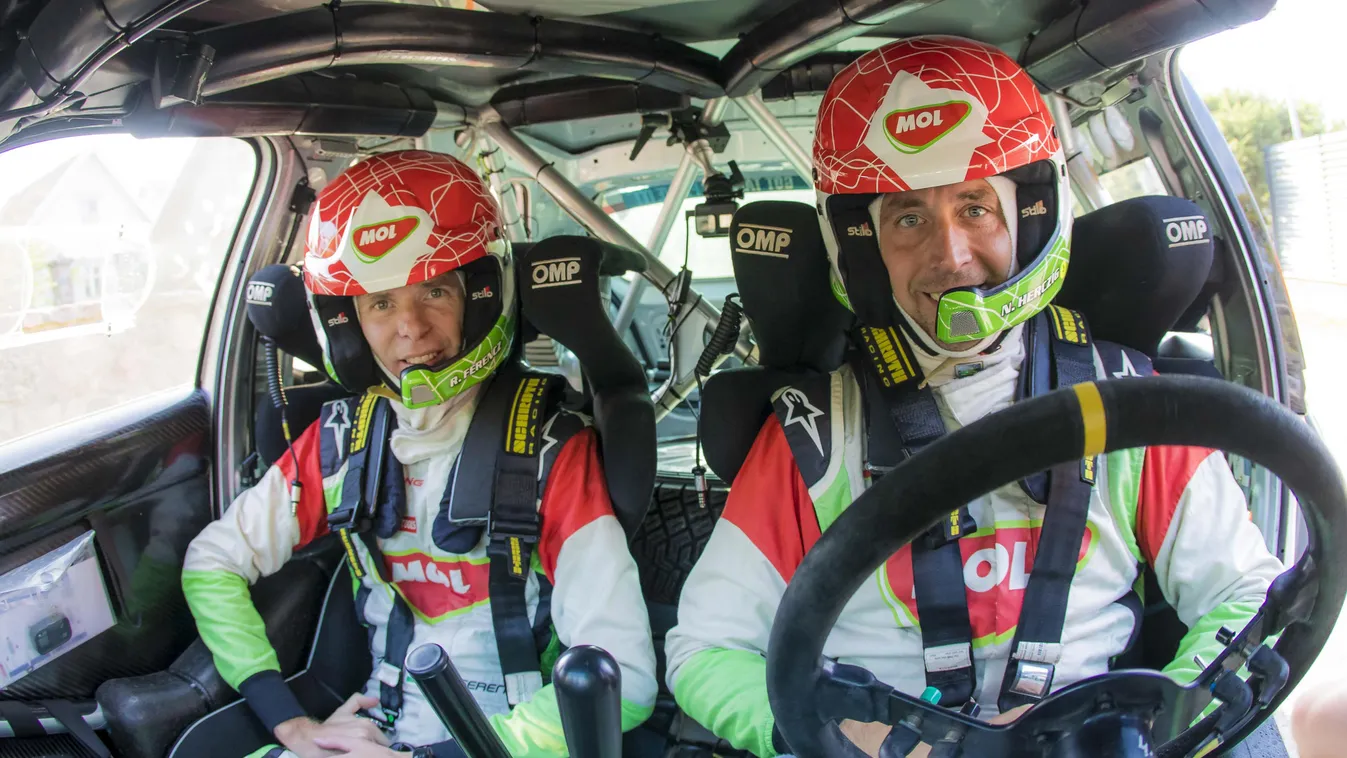 AUTO - ERC RALLY POLAND - 2018 auto motorsport poland polska rally rallye septembre HERCZIG Norbert (HUN), FERENCZ Ramon (HUN), MOL RACING TEAM, Skoda Fabia R5, portrait during the 2018 European Rally Championship PZM Rally Poland at Mikolajki from Septem