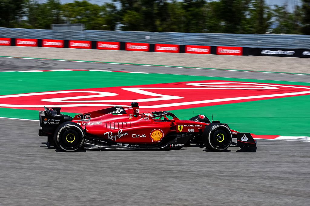 Forma-1, Charles Leclerc, Ferrari, Spanyol Nagydíj 2022, péntek 