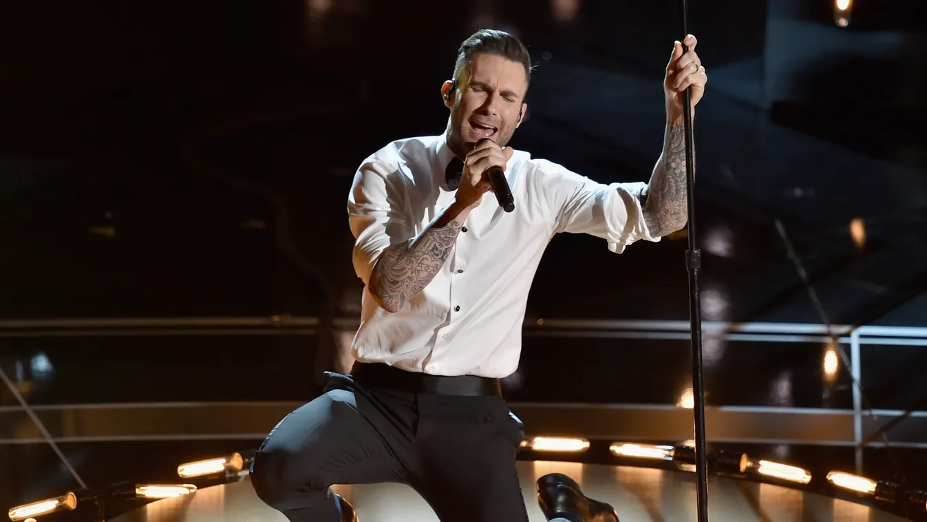 Adam Levine Maroon 5 Oscar gála 2015 