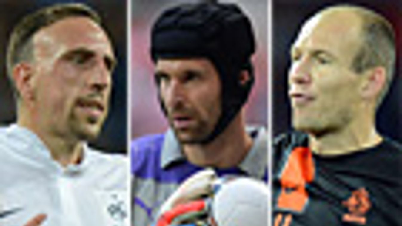 Cech, Ribéry, Robben