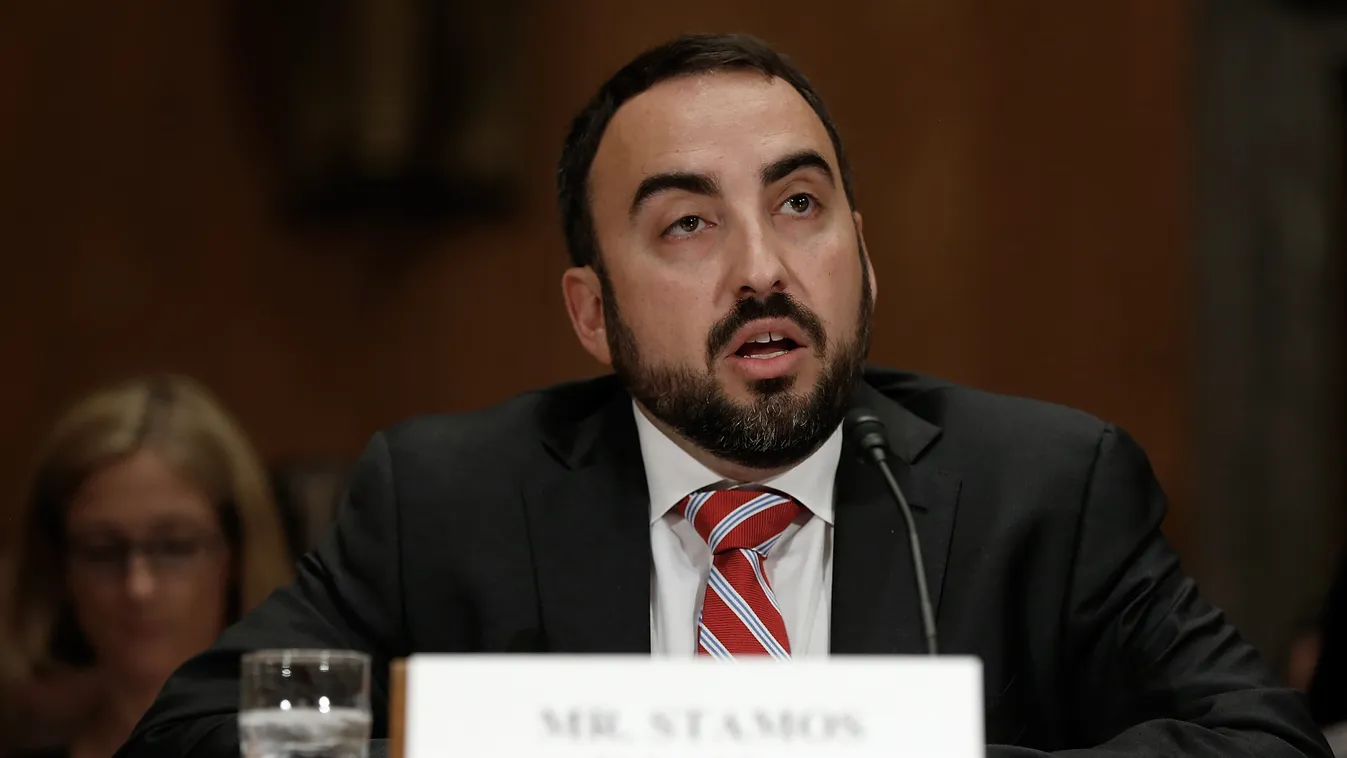 Senate Holds Hearing On Online Advertising And Consumer Security And Privacy GettyImageRank2 OFFICER Security HORIZONTAL USA Washington DC POLITICS GOVERNMENT YAHOO Chief Information Alex Stamos 
