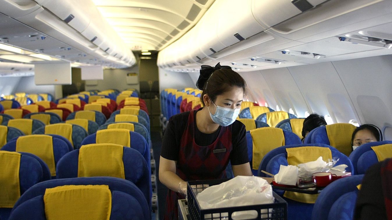 kínai stewardess maszk 