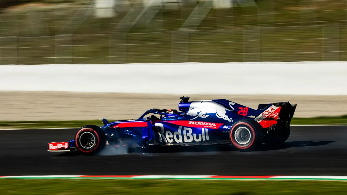 A Forma-1 előszezoni tesztje Barcelonában - 8. nap, Brendon Hartley, Scuderia Toro Rosso 