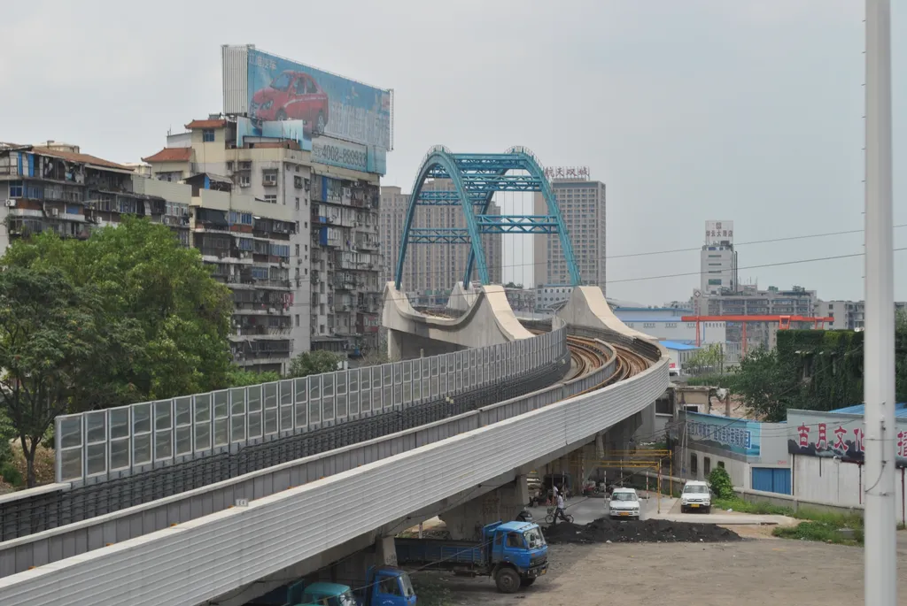 A világ 10 legnagyobb hídja, Wuhan Metro Line 1 Bridge 