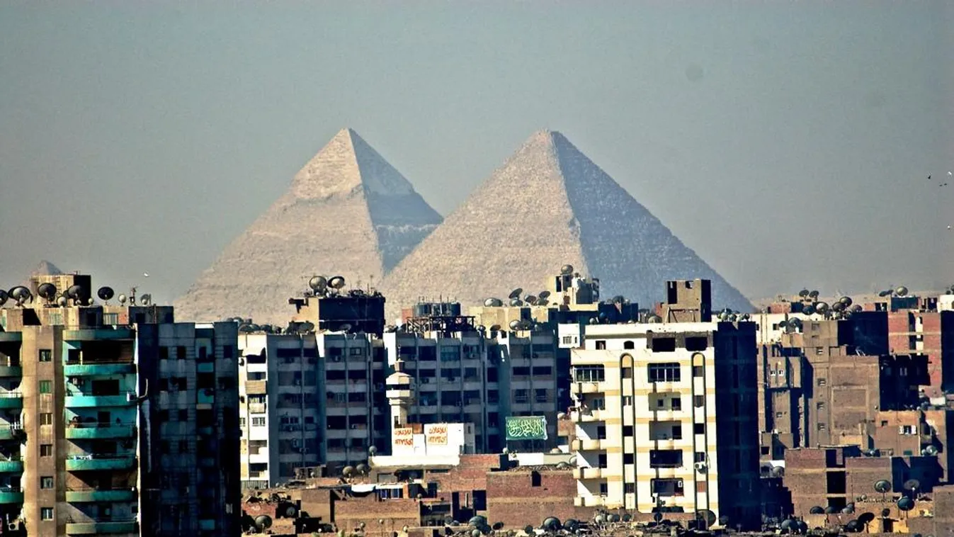 zoom, Kairó, Giza piramis 