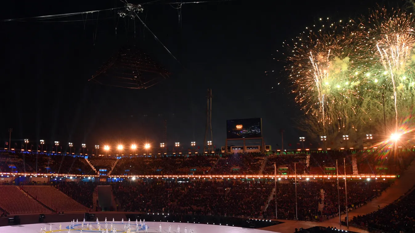 PYEONGCHANG 2018 - CLOSING CEREMONY 2018 CEREMONIE GAMES JEUX JEUX OLYMPIQUES JO KOREA OLYMPIC OLYMPICS OLYMPIQUES PYEONGCHANG SOUTH Horizontal CEREMONY CLOSING ILLUSTRATION OLYMPIC GAMES SPORT WINTER 