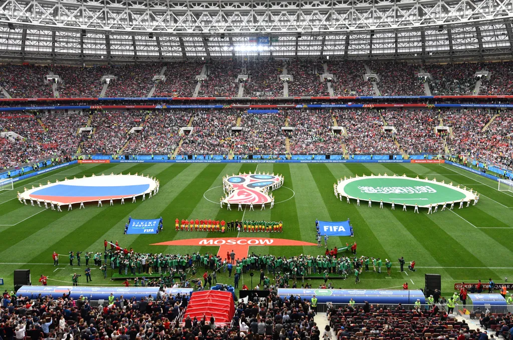 FIFA labdarúgó világbajnokság 2018, Foci VB 2018, Oroszország, Moszkva, Oroszország vs Szaúd-Arábia mérkőzés, 2018.06.14. 