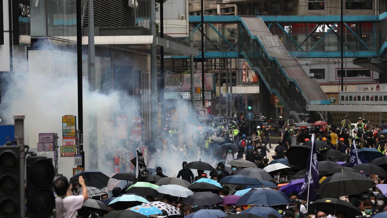 kína, hongkong, tüntetés 