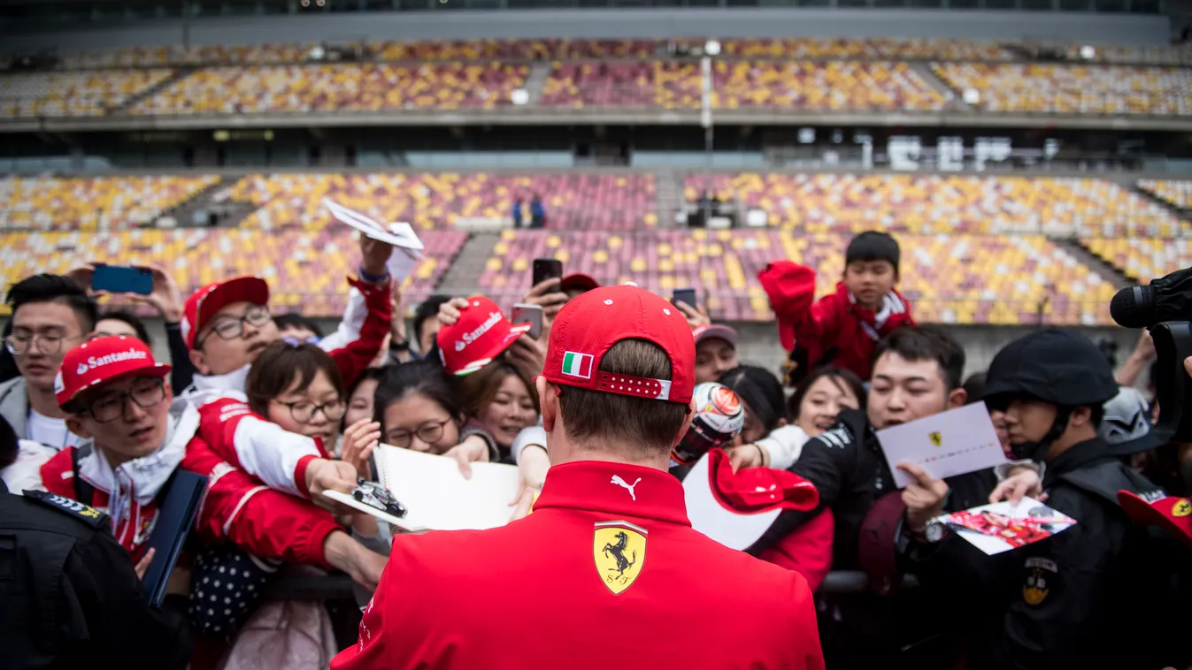 A Forma-1-es Kínai Nagydíj előkészületei, Kimi Räikkönen, Scuderia Ferrari 