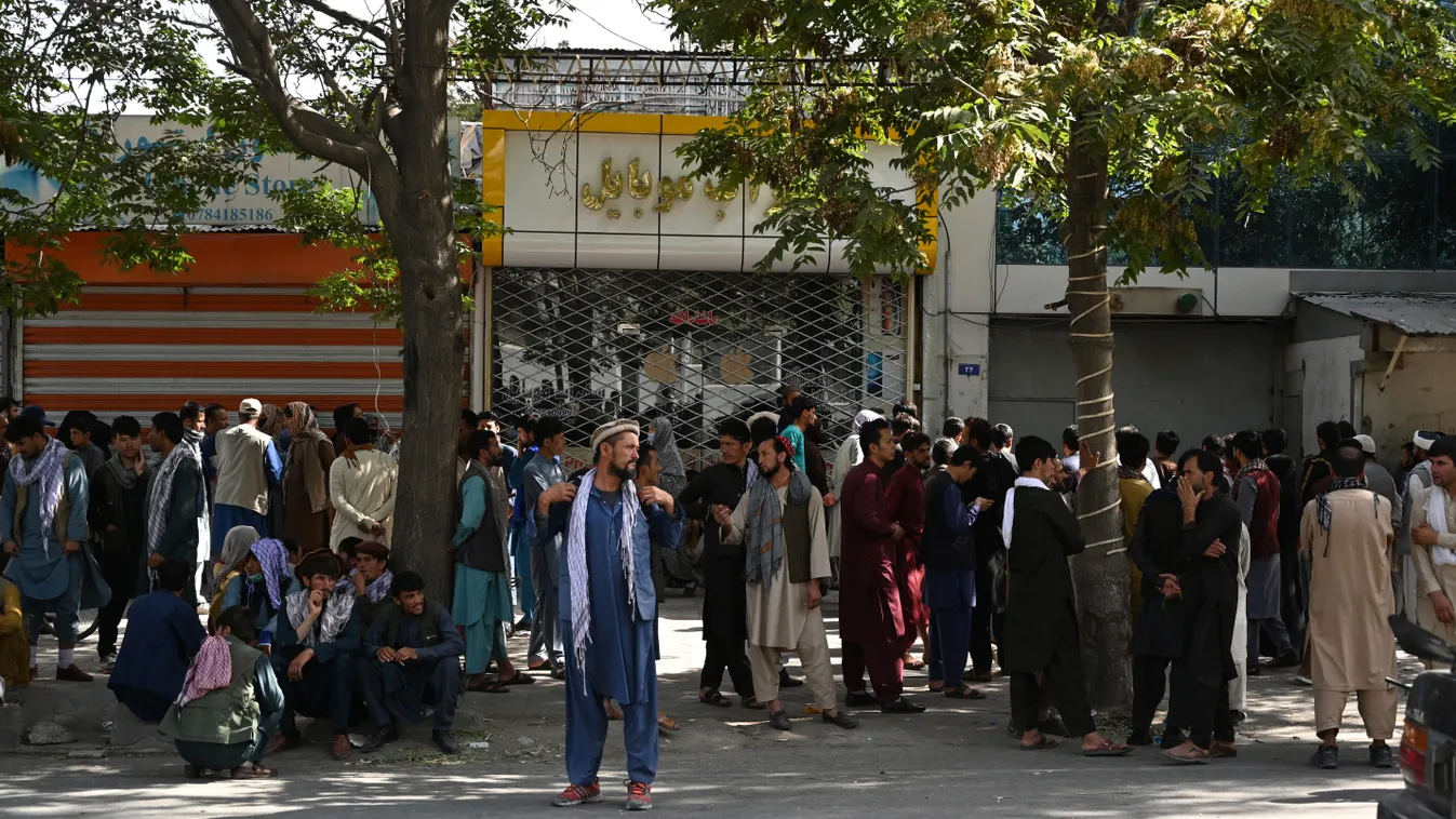 Afganisztán, bank, tüntetés, Kabul, afgán 