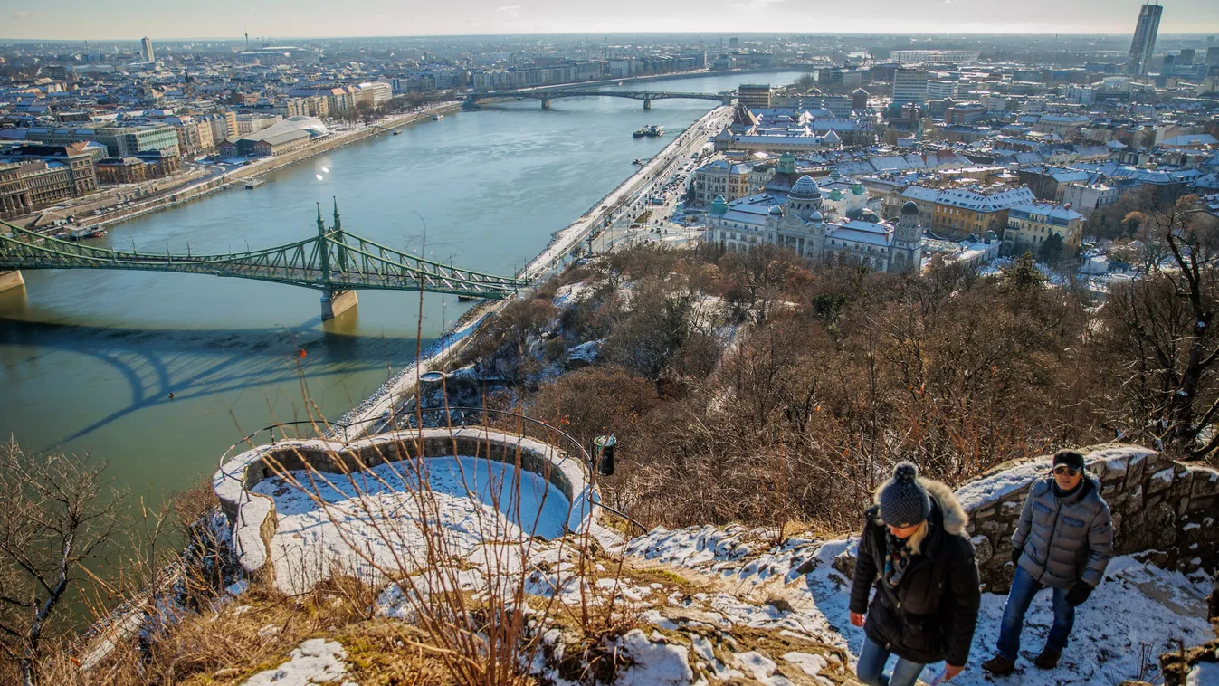 2022.01.22. Hó havazás időjárás tél Budapest 