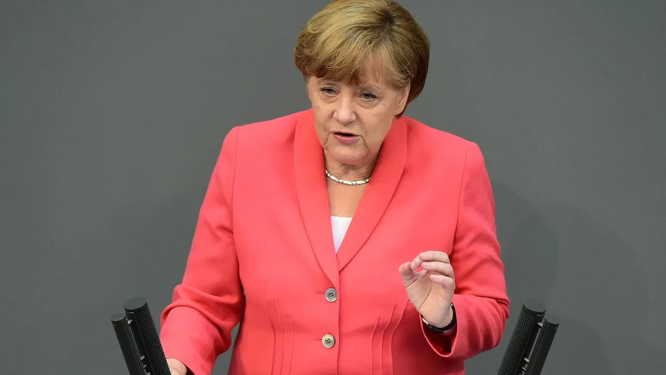 Angela Merkel német kancellár 