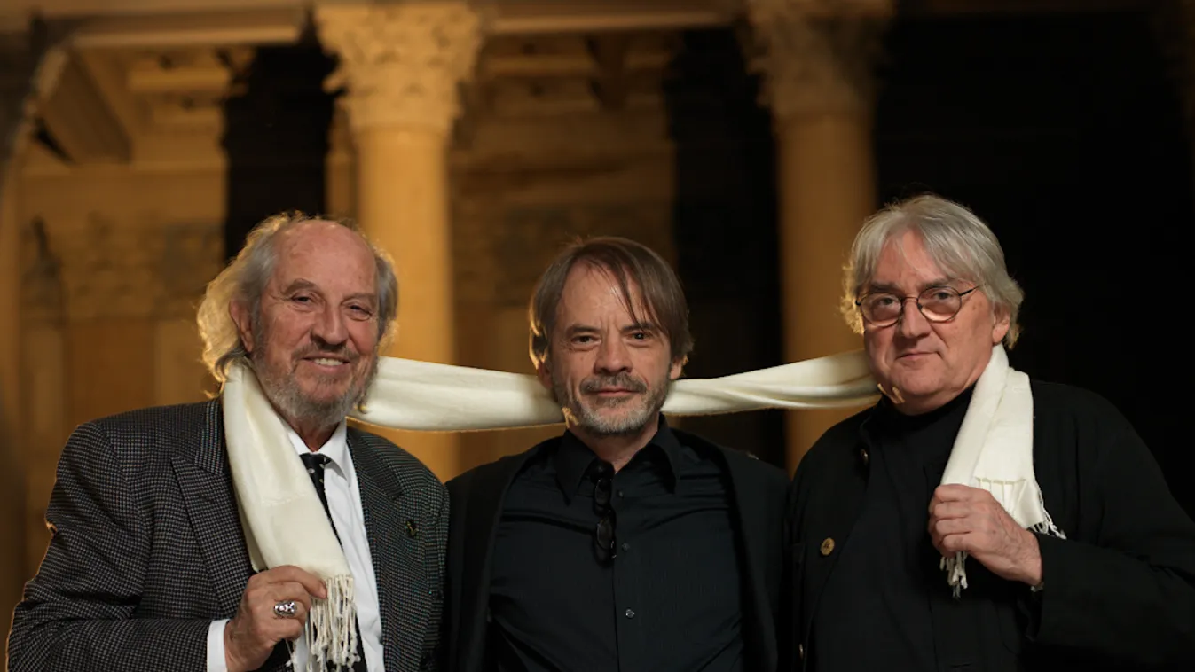 Vittorio Storaro, Novák Emil és Koltai Lajos az Aranyszem Operatőr Fesztiválon 