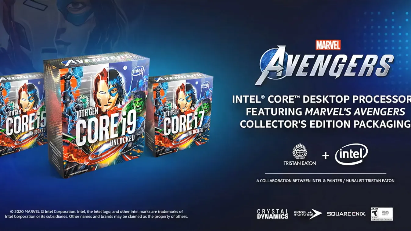 intel core cpu processzor bosszúállók avengers 