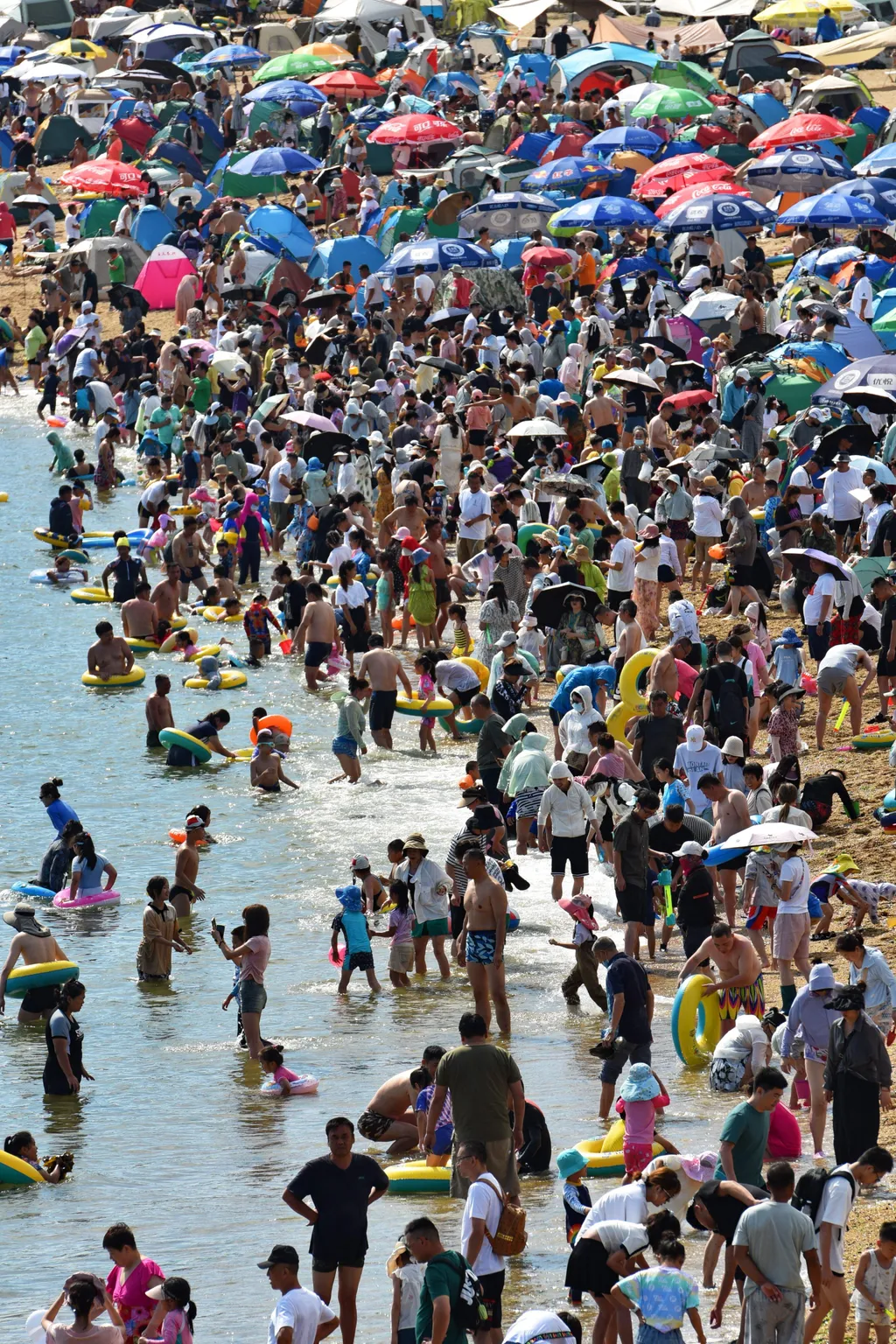 Dalian beach Talien strand Kína 