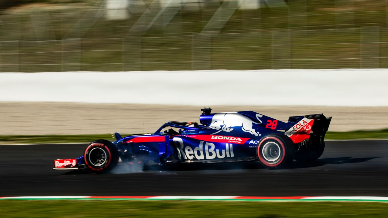 A Forma-1 előszezoni tesztje Barcelonában - 8. nap, Brendon Hartley, Scuderia Toro Rosso 