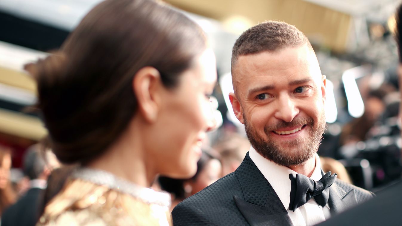 Jessica Biel és Justin Timberlake az Oscar-gálán 